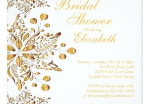 Winter Bridal Shower Invitation Wording Elegant Snowflakes Winter Bridal Shower Invite Zazzle