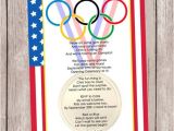 Winter Olympics Party Invitations Olympic Games A Party Invitation Personalized by