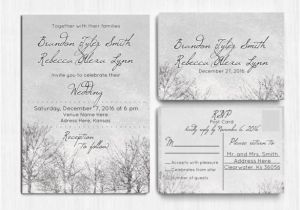 Winter Wedding Invitation Templates 14 Winter Wedding Invitation Templates Sample Example