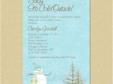 Winter Wonderland Baby Shower Invitation Wording Items Similar to Baby It S Cold Outside Winter