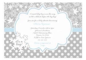 Winter Wonderland Baby Shower Invitation Wording Snowflake Winter Wonderland Baby Shower Invitation 13 Cm X