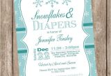Winter Wonderland Baby Shower Invitations Templates Items Similar to Snowflake Baby Shower Invitation Winter