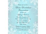 Winter Wonderland Quinceanera Invitations Blue Snowflake Winter Wonderland Quinceanera Personalized