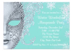 Winter Wonderland Quinceanera Invitations Personalized Winter Wonderland Quinceanera Invitations