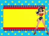 Wonder Woman Birthday Invitation Template Free Wonder Woman Free Printable Invitations Oh My Fiesta