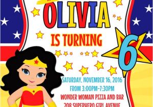 Wonder Woman Birthday Invitation Template Wonder Woman Invitation Wonder Woman Clipart Birthday Party