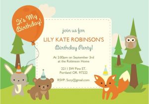 Woodland Birthday Invitation Template 92 Best Images About First Birthday Ideas On Pinterest