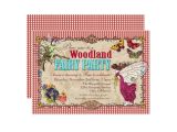 Woodland Fairy Party Invitations Woodland Fairy Party Invitation Zazzle