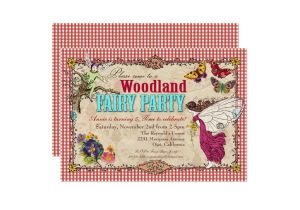 Woodland Fairy Party Invitations Woodland Fairy Party Invitation Zazzle