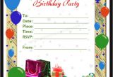 Word Birthday Invitation Template 5 Images Several Different Birthday Invitation Maker