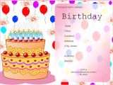 Word Birthday Invitation Template Free Birthday Invitation Free Word 39 S Templates