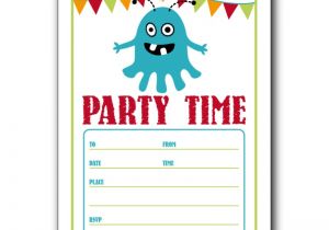 Word Birthday Invitation Templates Free Birthday Party Invitation Templates for Word