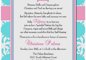 Wording for 2nd Baby Shower Invitations Baby Shower Invitation New Baby Shower Invitation Wording