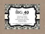 Wording for 40th Birthday Party Invitation 8 40th Birthday Invitations Ideas and themes Sample