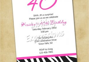 Wording for 40th Birthday Party Invitation Surprise 40th Birthday Invitation Wording Samples Best