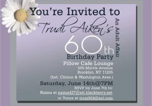 Wording for 60 Birthday Party Invitations 60th Birthday Party Invitations