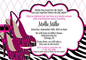 Wording for A Bachelorette Party Invitation Bachelorette Party Invitation Wording