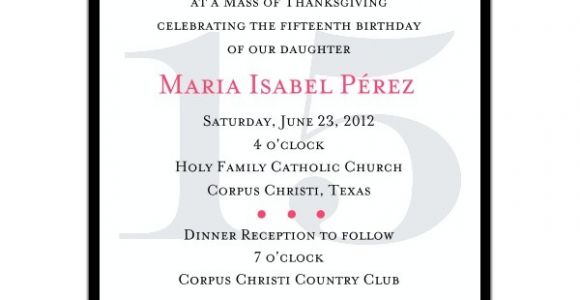 Wording for A Quinceanera Invitation Quinceanera Invitation Wording Template Best Template