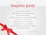 Wording for A Surprise Party Invitation Surprise Birthday Party Invitation Wording Wordings and