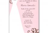 Wording for Bridal Shower Invitations In Spanish Spanish Pink Bridal Shower Invitations Paperstyle