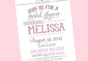 Wording for Bridal Shower Invitations In Spanish Wedding Shower Invitations by Dawn 99 Wedding Ideas