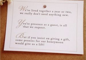 Wording for Cash Gifts On Wedding Invite Wedding Invitation Wording for Monetary Gifts