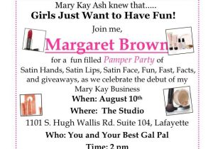 Wording for Mary Kay Party Invitations Invitation Wording for Mary Kay Party Invitation