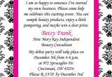 Wording for Mary Kay Party Invitations Mary Kay Party Invitation Wording