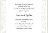 Wording for Quinceanera Invitations In English Wedding Invitation Wording Samples In Spanish Yourweek