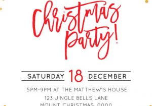 Work Christmas Party Invitation Template Festive Christmas Fs Christmas Party Invitations