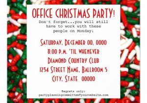 Work Xmas Party Invitation Template Office Christmas Party Invitations