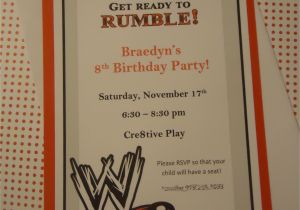 Wrestling Party Invitations Wrestling theme Invitation Wrestling theme events