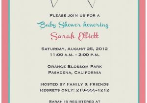 Write In Baby Shower Invitations Baby Shower Invitation Elegant What to Write In A Baby