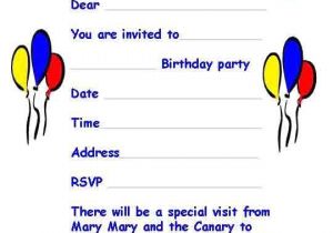 Writing An Invitation for A Birthday Party Birthday Invitation Letter A Birthday Invitation Letter