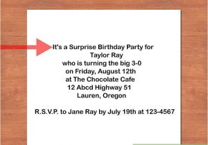 Writing An Invitation for A Birthday Party How to Write A Birthday Invitation 14 Steps with Pictures