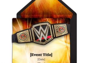Wwe Birthday Invites 25 Best Images About Wrestling theme Birthday On Pinterest