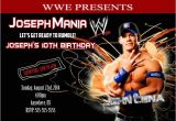 Wwe Birthday Invites Wwe John Cena Birthday Invitations 8 99 Boy 39 S Birthday