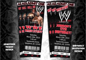 Wwe Birthday Party Invitations Best 20 Wrestling Party Ideas On Pinterest