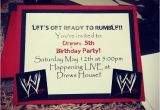 Wwe Birthday Party Invitations Wwe Birthday Party Invite My Babies I Love You and I