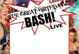 Wwe Birthday Party Invitations Wwe Party Invitation Template Copy Paste and Edit On
