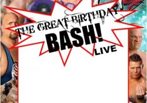 Wwe Wrestling Party Invitations Wwe Party Swimming Pool Parties and Party Invitation