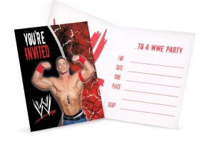 Wwe Wrestling Party Invitations Wwe Wrestling Invitations