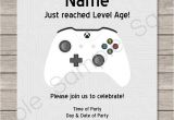 Xbox Party Invitation Template Xbox Party Invitations Template Video Game Party Invite
