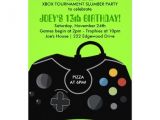 Xbox Party Invitations Personalized Xbox Invitations Custominvitations4u Com