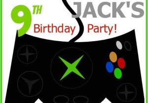 Xbox Party Invitations Xbox Birthday Party Invitation Jack Pinterest