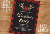 Xmas Party Invitation Template Christmas Party Invitation Template Diy Printable Holiday
