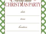 Xmas Party Invite Templates 7 Best Images Of Free Printable Christmas Invitation