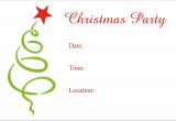 Xmas Party Invite Templates Christmas Party Free Printable Holiday Invitation