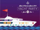Yacht Party Invitation Template Boat Party Invitations for Christmas Fun for Christmas