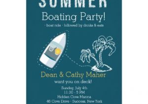 Yacht Party Invitation Template Personalized Boating Party Invitations